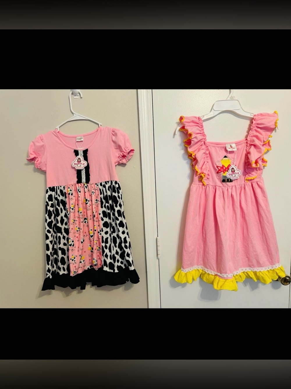 Ruffle Girl Dresses Size 4XL (9/10) Year old